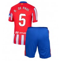 Dětský fotbalový dres Atletico Madrid Rodrigo De Paul #5 2024-25 Domácí Krátký Rukáv (+ trenýrky)